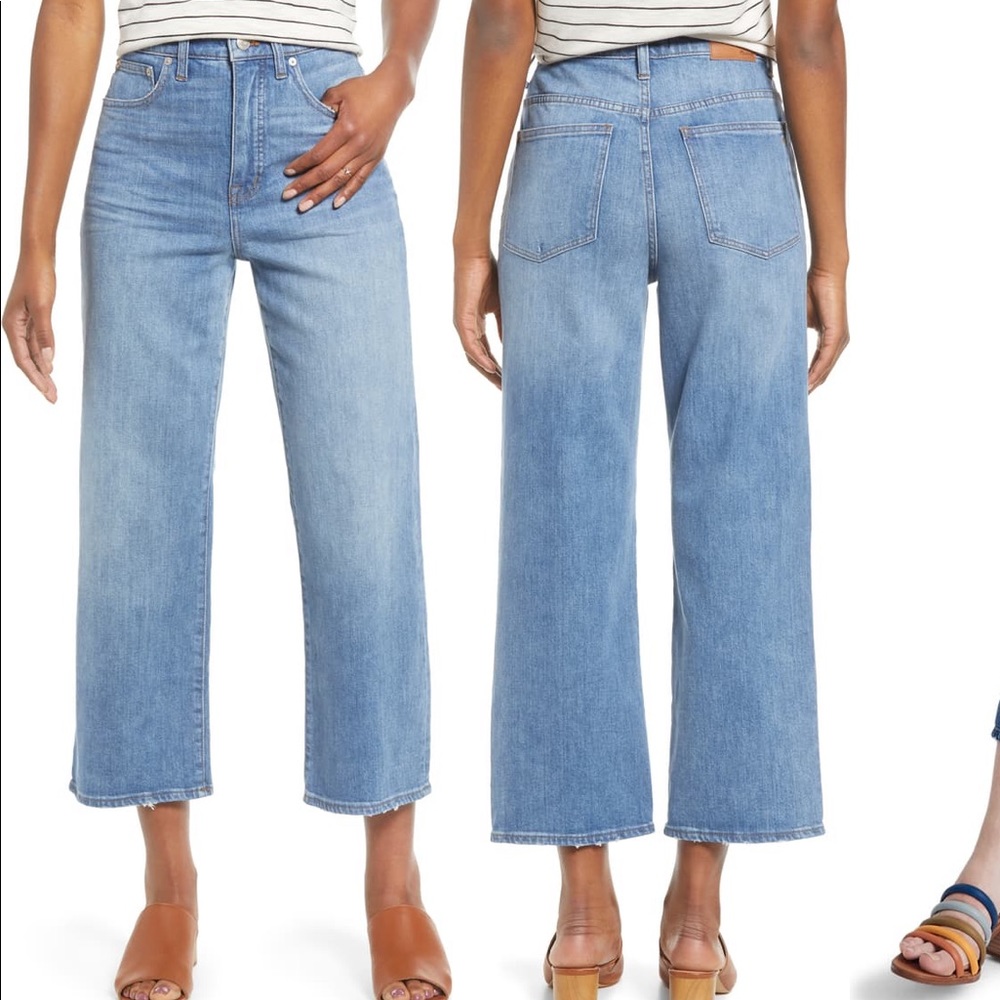 Madewell cropped flare pants
